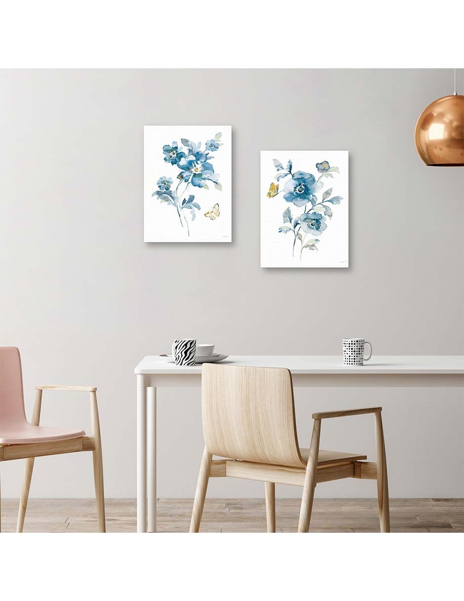 Pintura Blues of Summer I técnica mixta 2