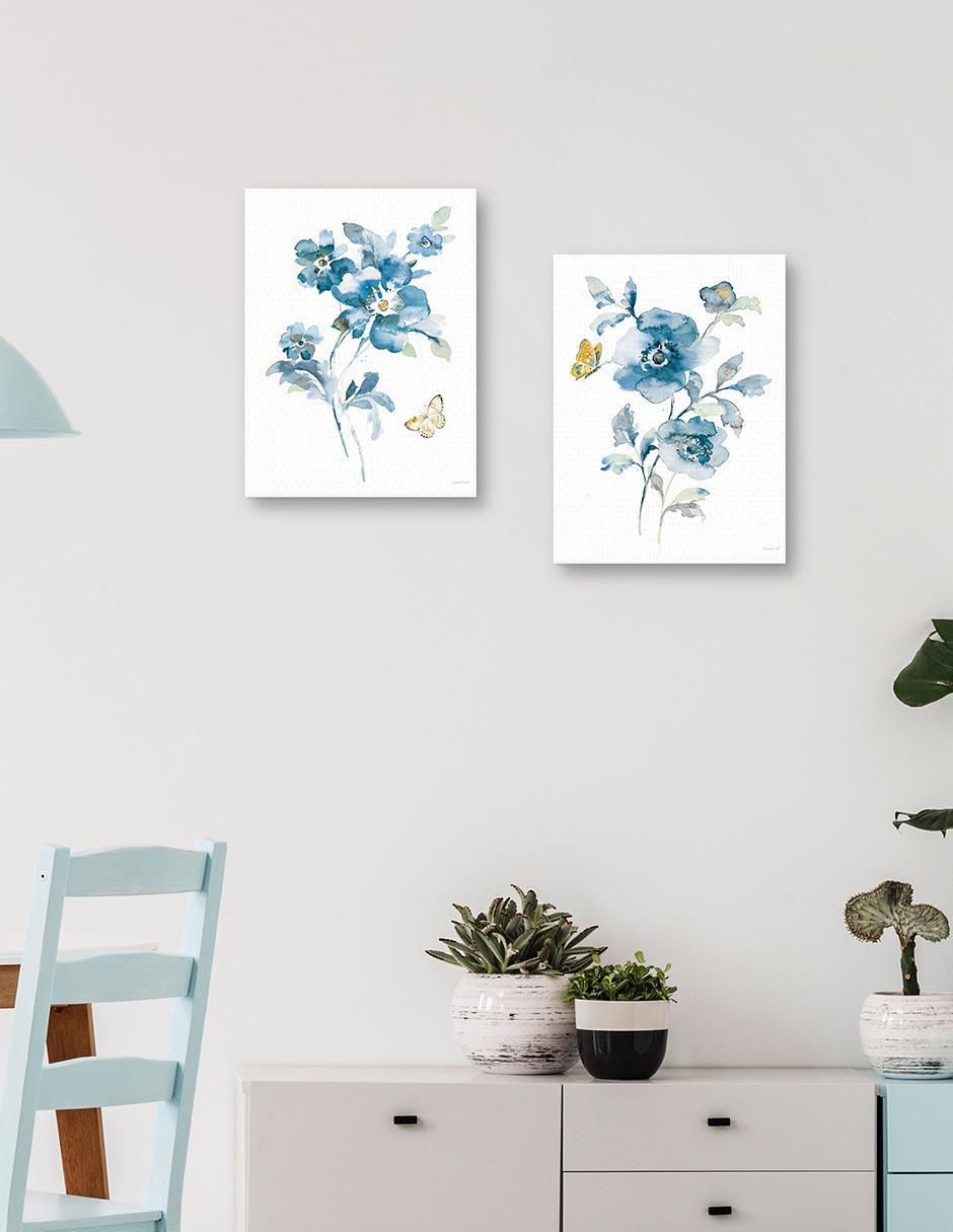Pintura Blues of Summer I técnica mixta 3
