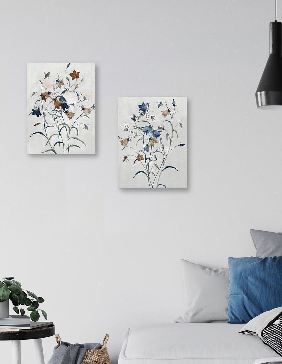 Pintura Secretos del jardin I técnica mixta 4
