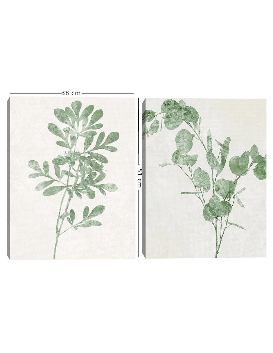 Pintura Naturaleza Verde II técnica mixta 5
