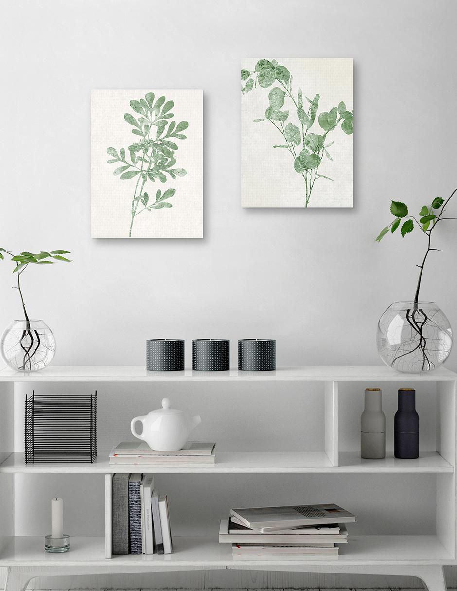 Pintura Naturaleza Verde II técnica mixta 3