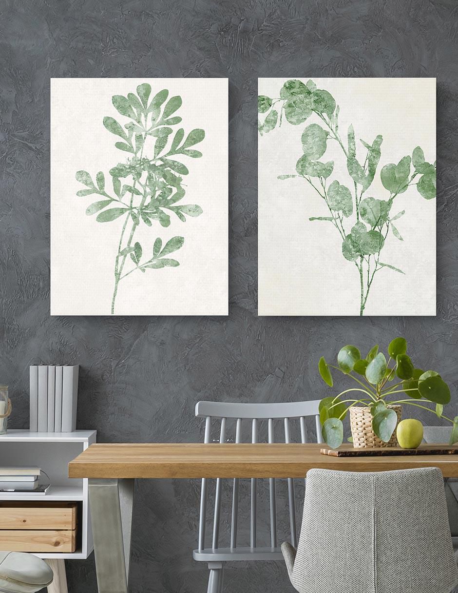 Pintura Naturaleza Verde II técnica mixta 3