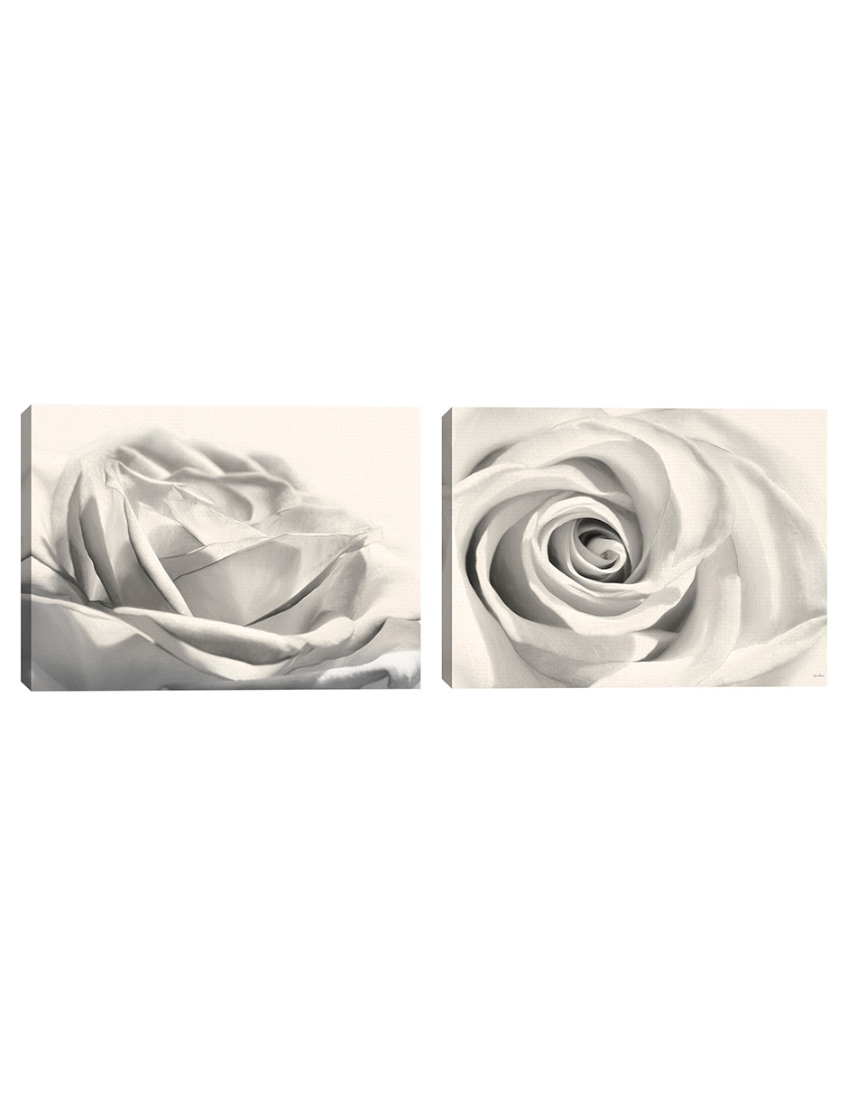 Pintura Rosa III técnica mixta