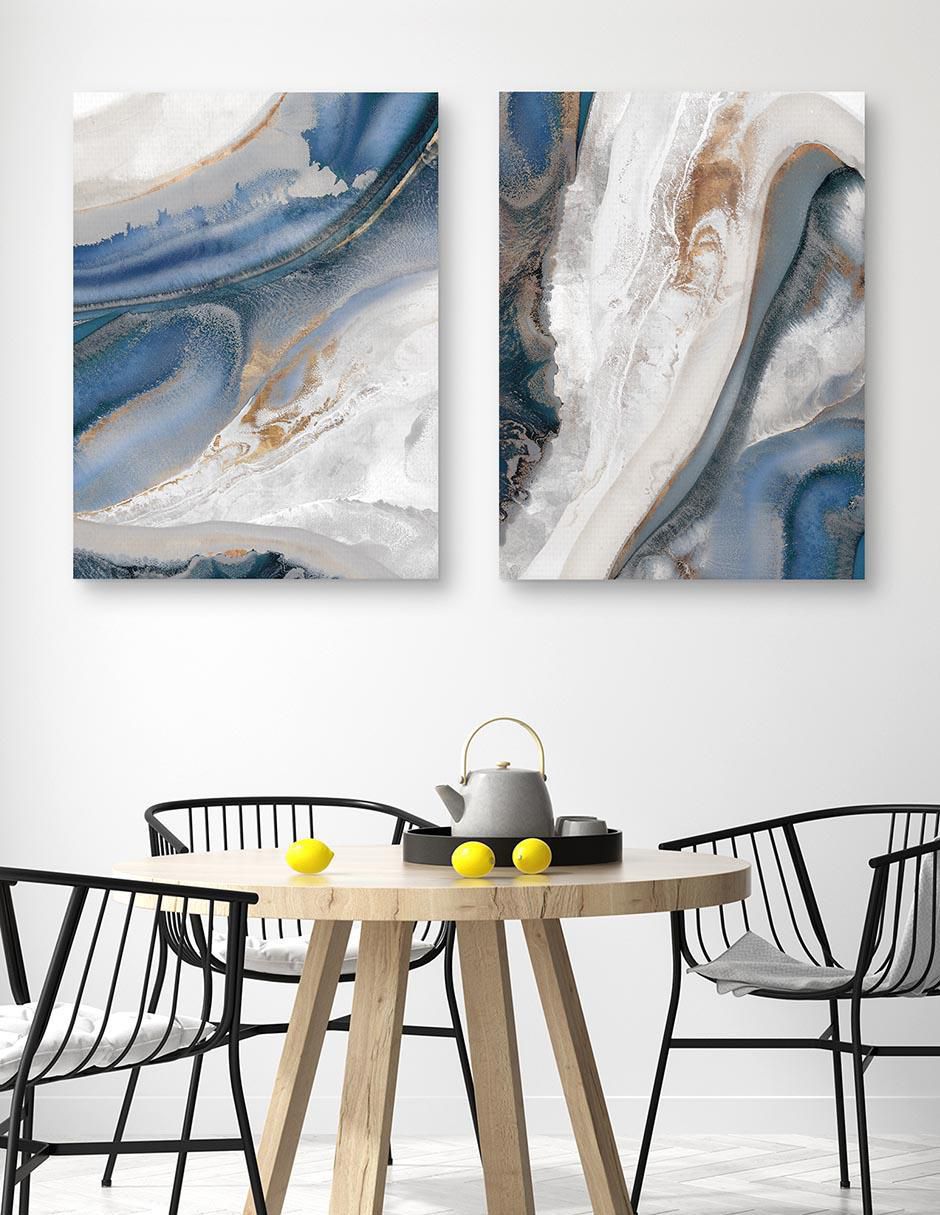 Pintura El Cielo de Plata II técnica mixta 3
