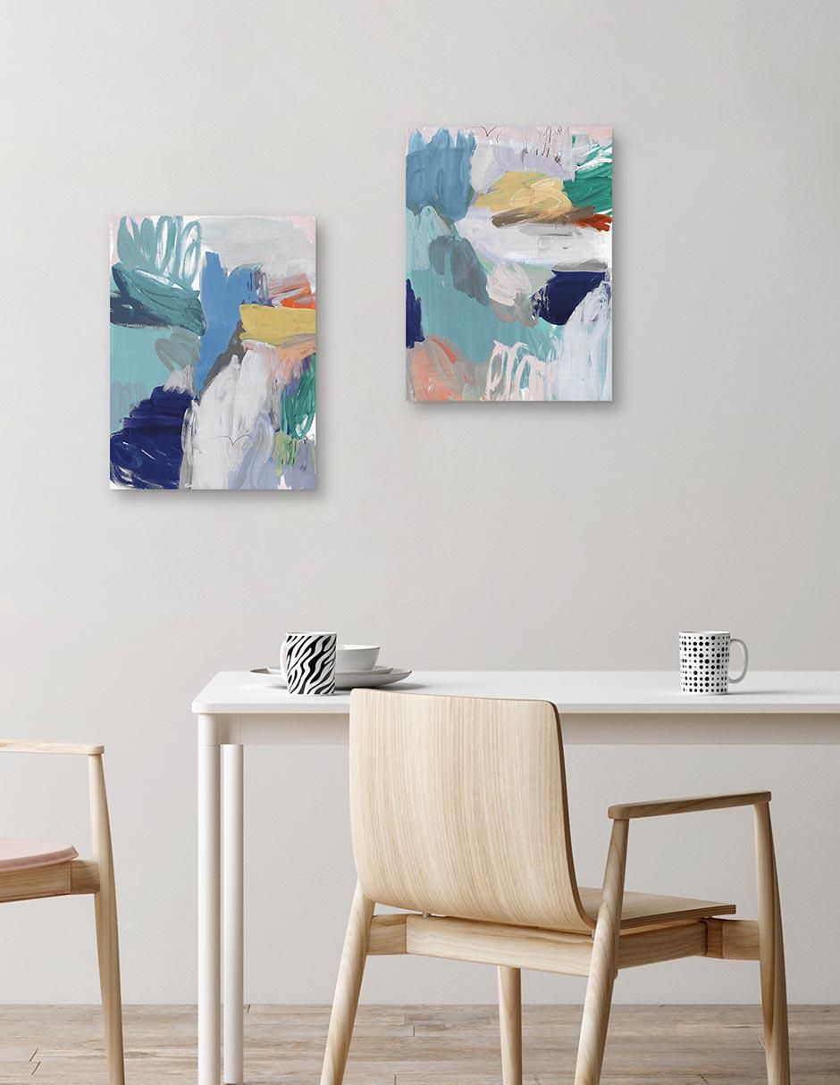 Pintura Engañado I técnica mixta 4