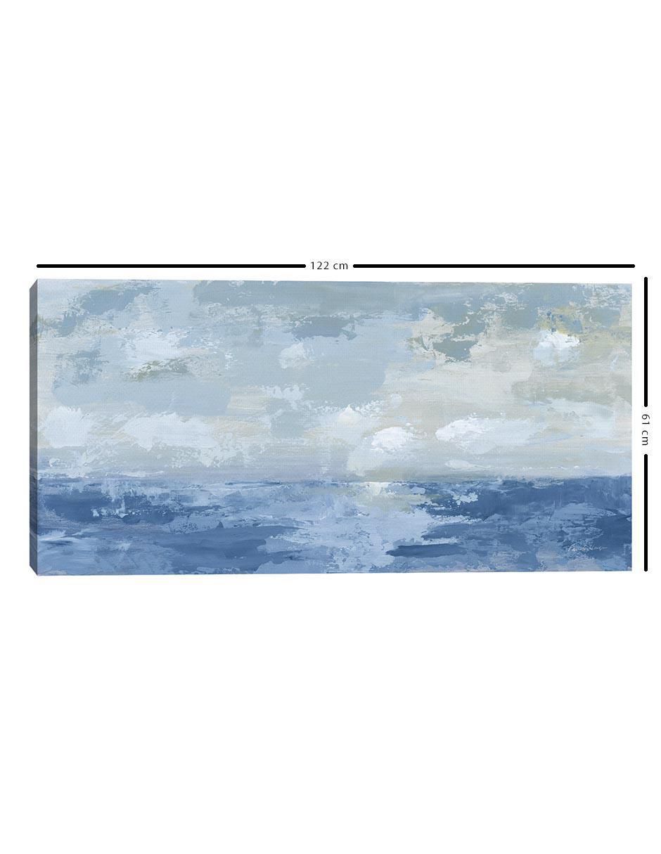 Pintura Mar azul y plata técnica impresión Mar azul y plata 5