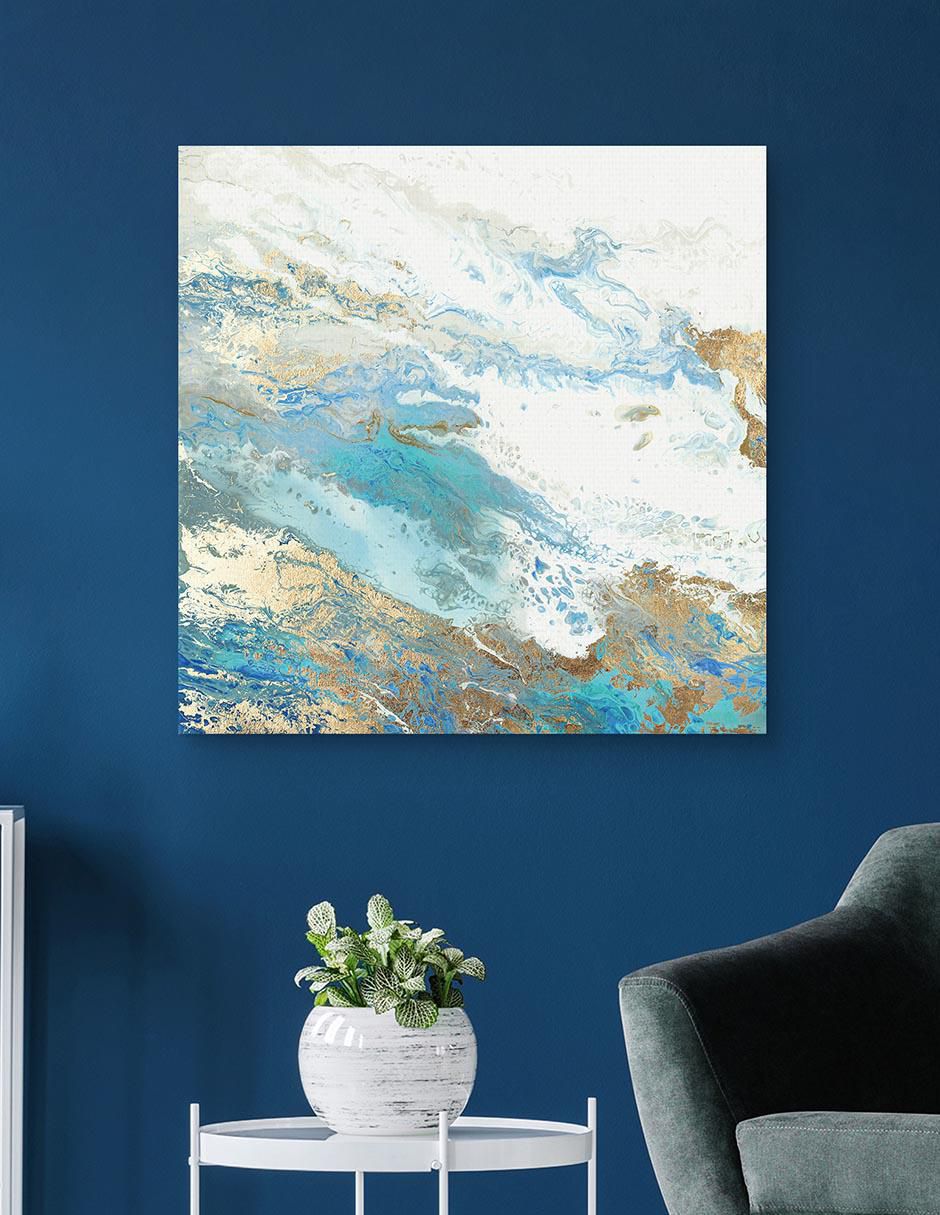 Pintura Intro Azul I técnica impresión 4