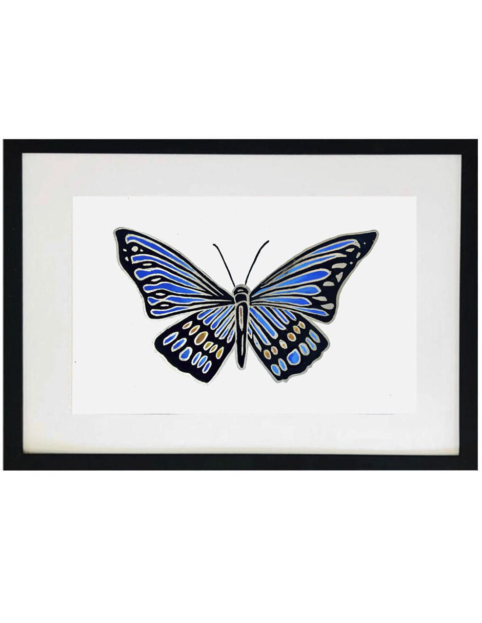 Pintura Butterfly I técnica acrílico Mariposas