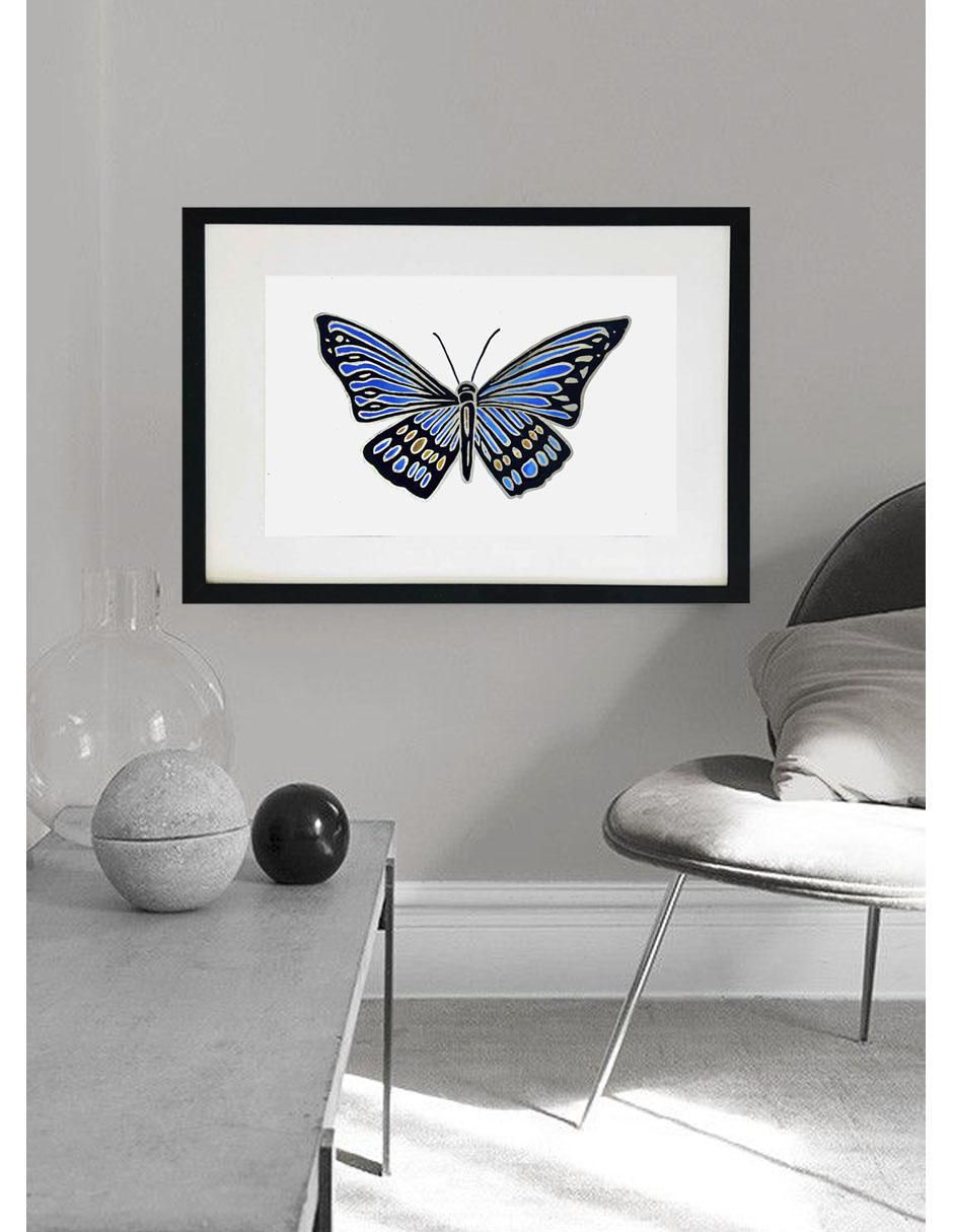 Pintura Butterfly I técnica acrílico Mariposas 3