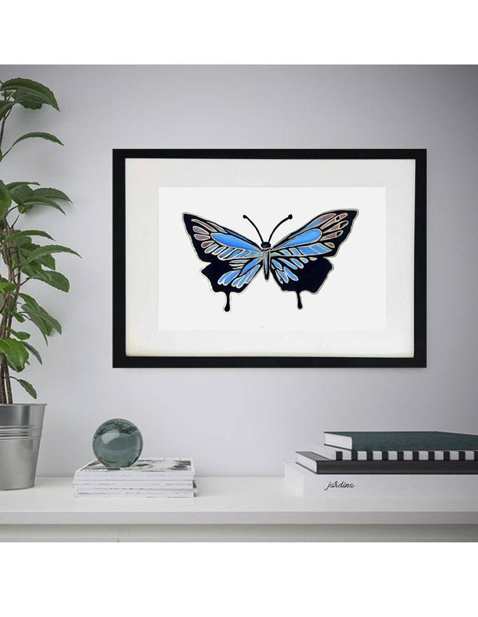 Pintura Butterfly II técnica acrílico 3
