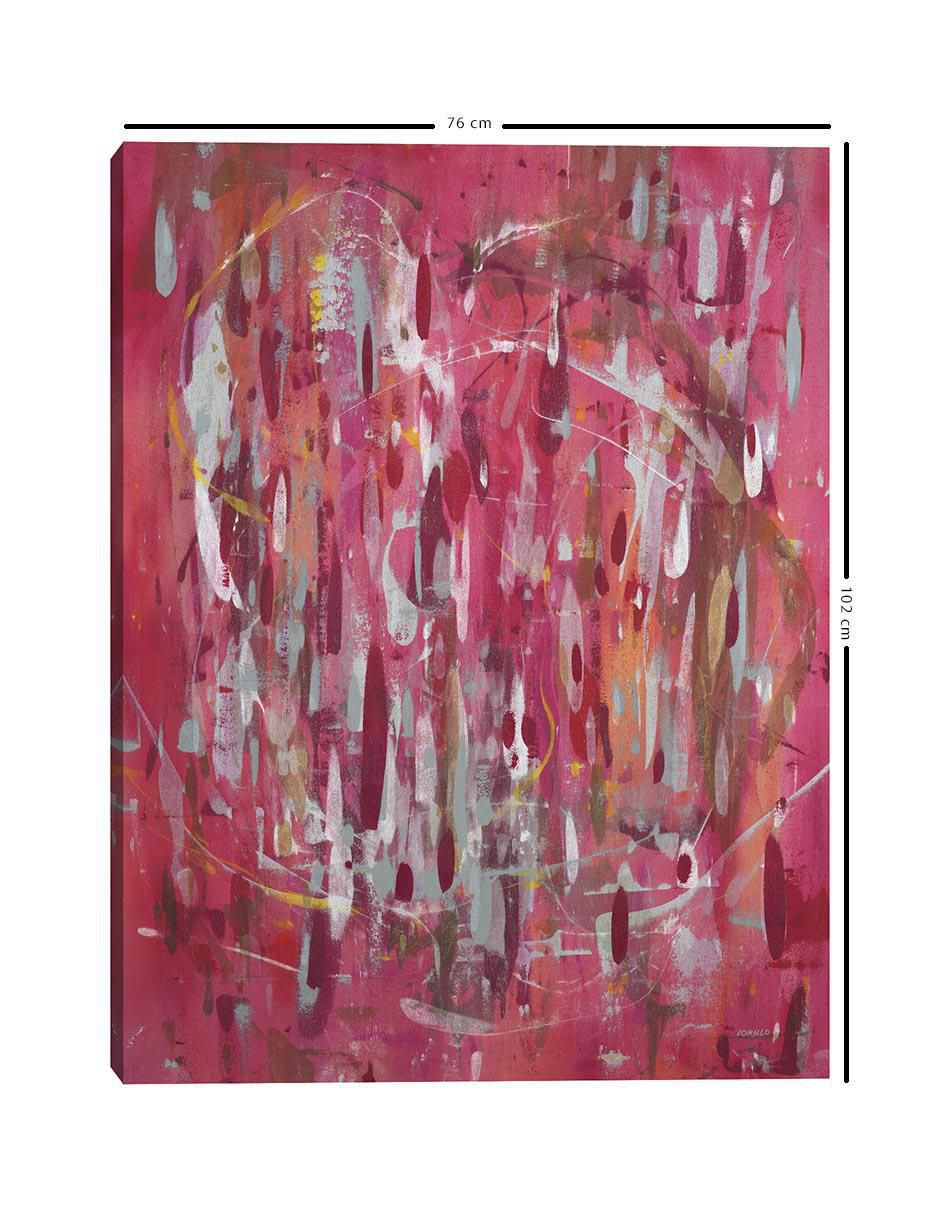 Pintura Alboroto rojo técnica impresión 5