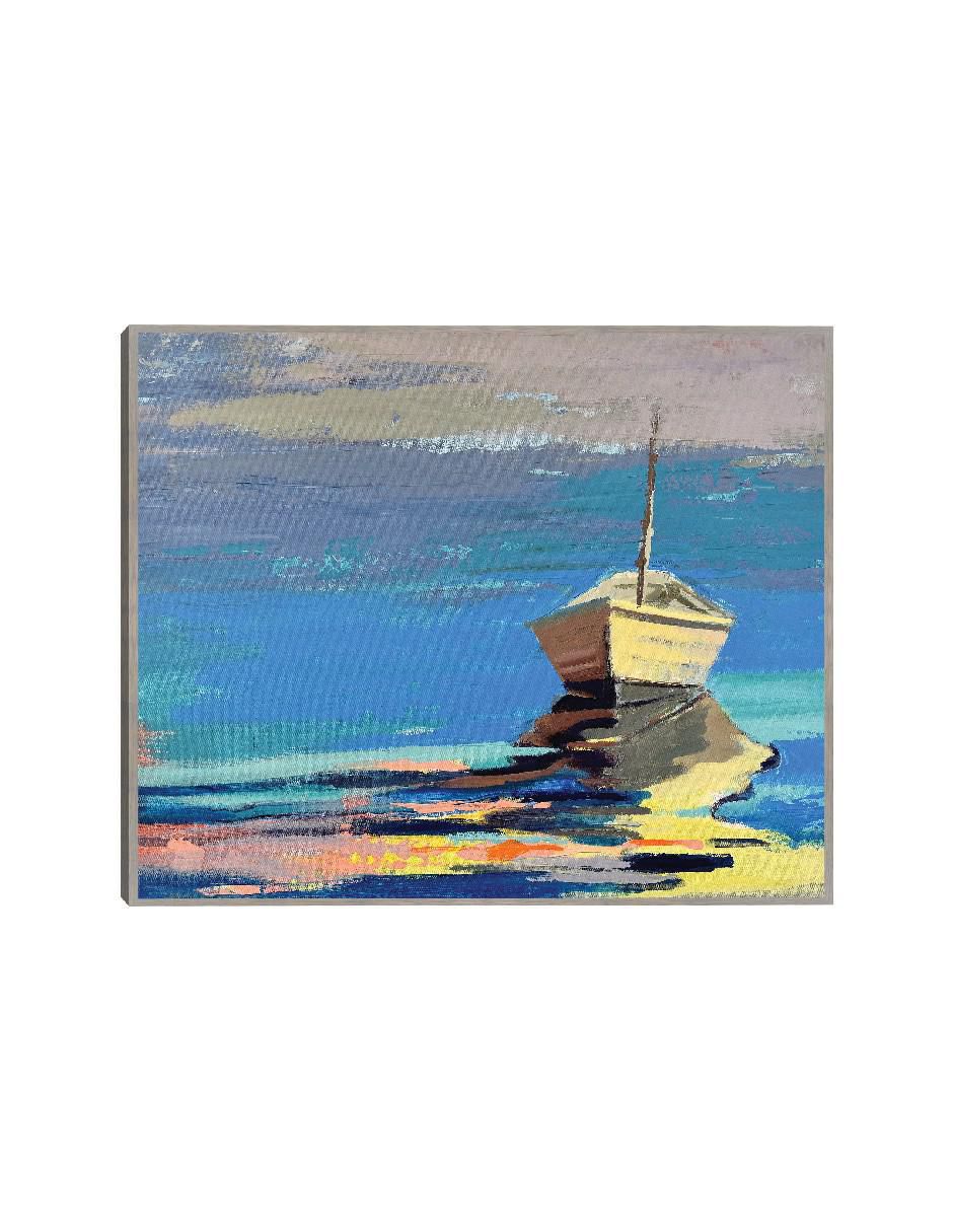 Pintura Bahía Azul técnica impresión Pintura Bahía Azul técnica impresión