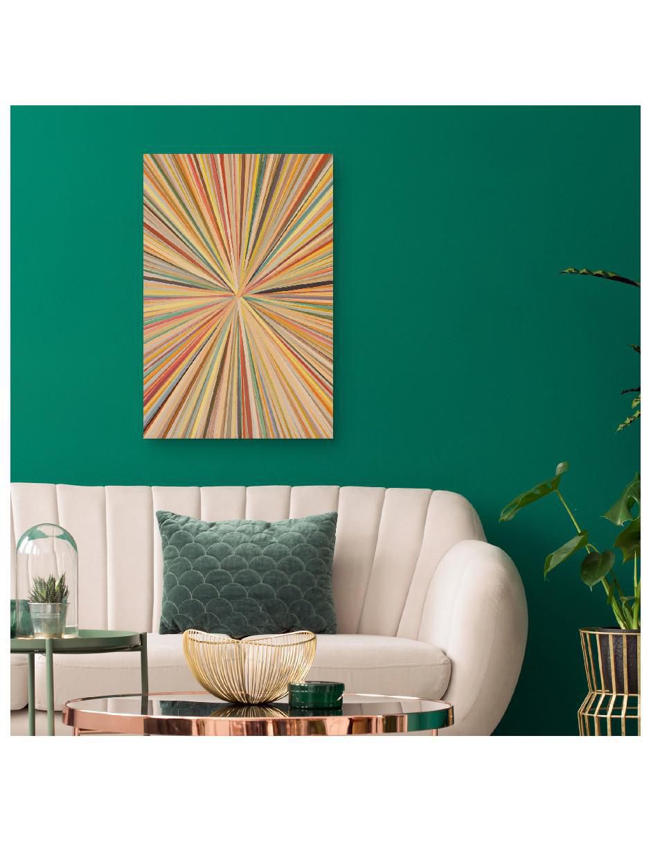 Pintura Flor de pastel abstracto técnica impresión 4