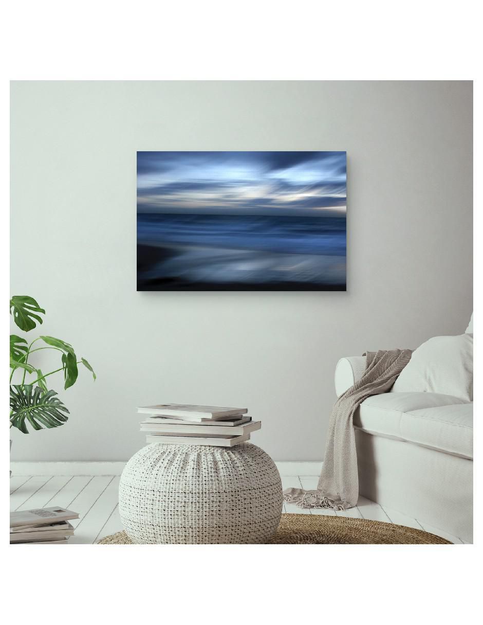 Pintura Al borde del oceano técnica impresión 2