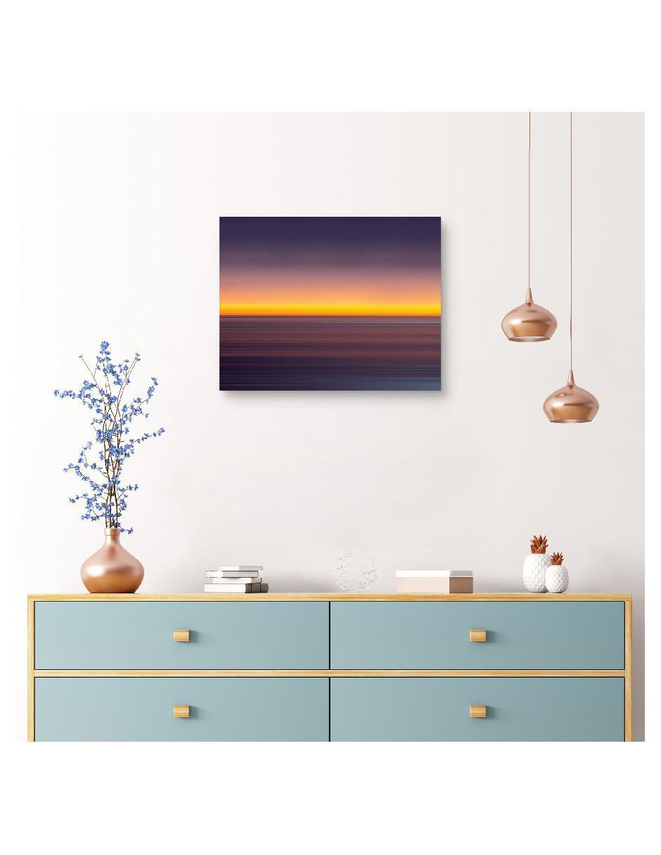Pintura Contemplacion al atardecer técnica impresión 3