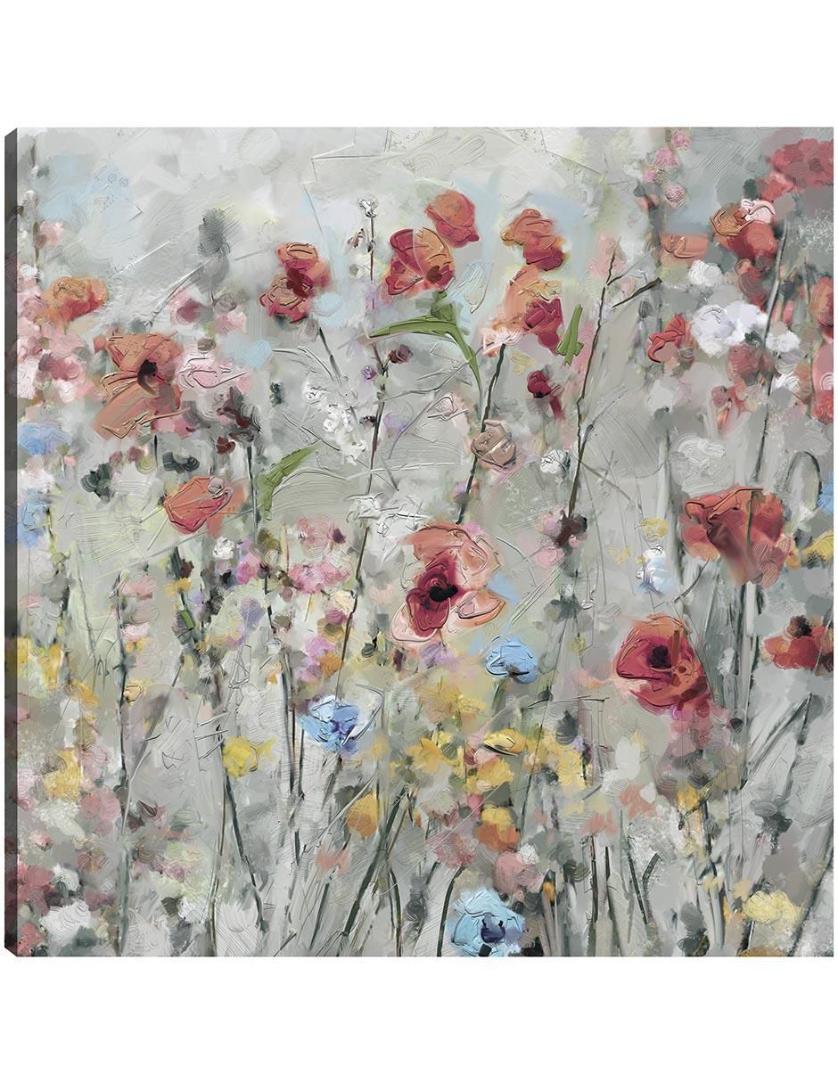 Pintura Primavera campestre técnica mixta