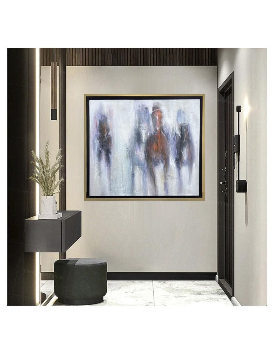 Pintura Caballos Salvajes técnica mixta AnimalArt 4