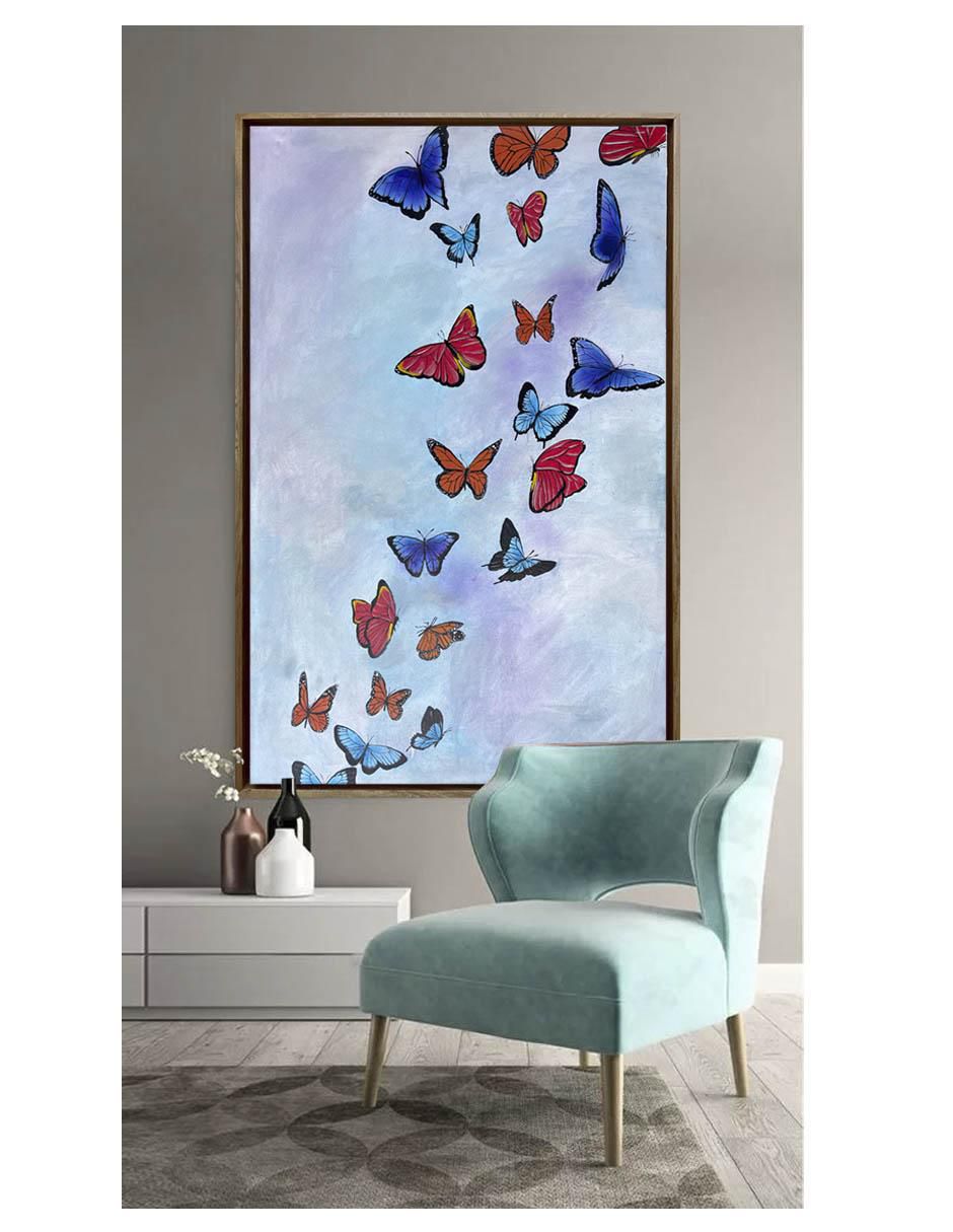 Pintura Butterfly Dream técnica acrílico AnimalArt 2