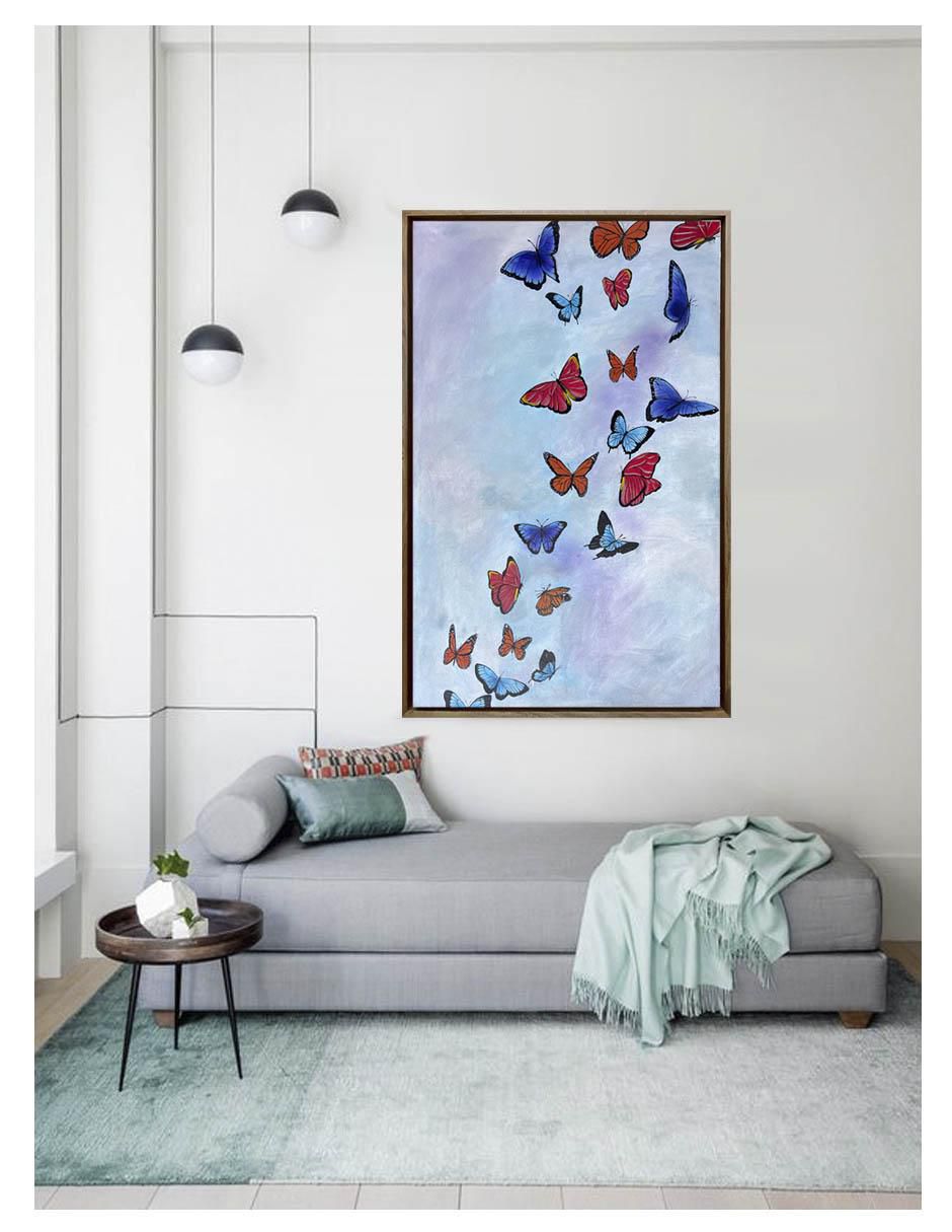Pintura Butterfly Dream técnica acrílico AnimalArt 3