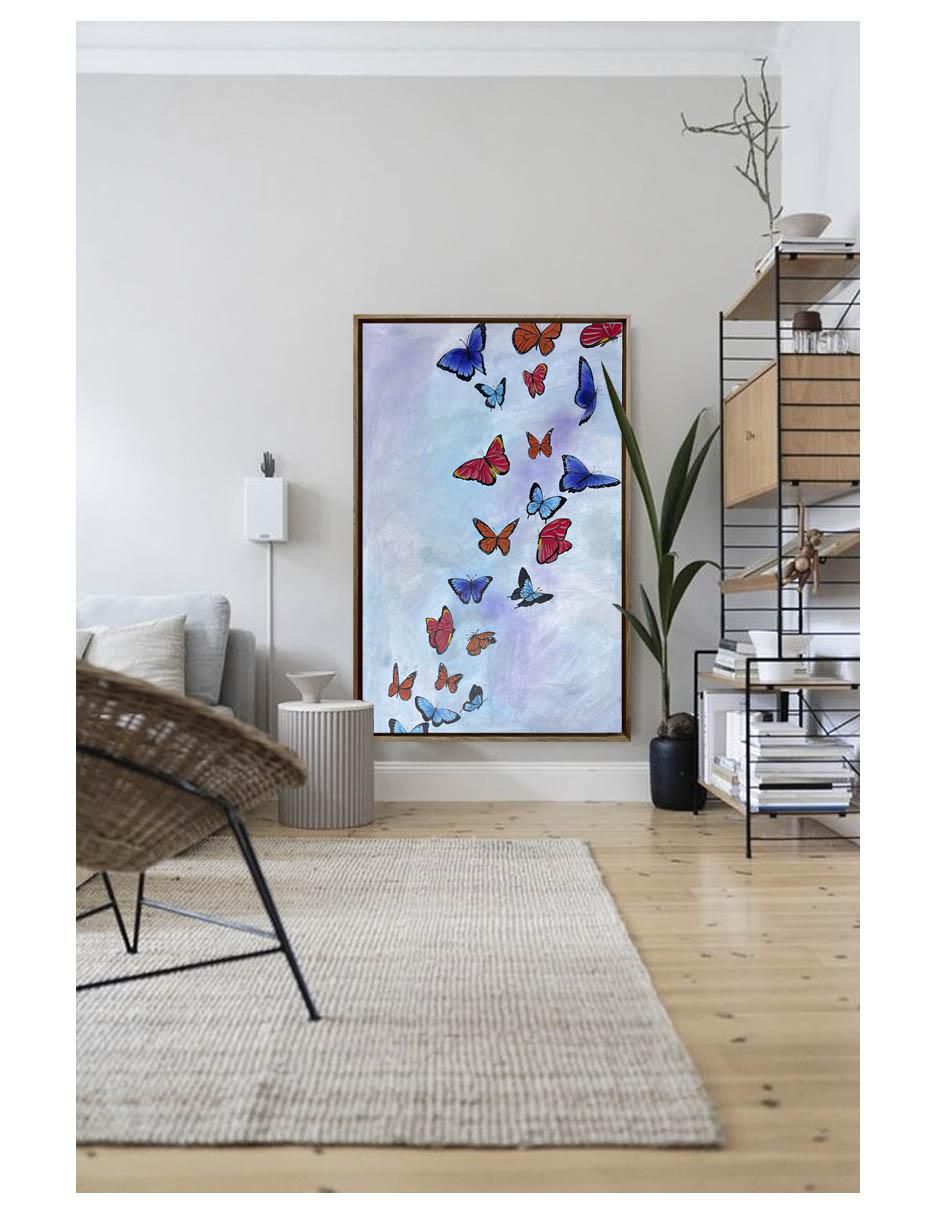 Pintura Butterfly Dream técnica acrílico AnimalArt 4
