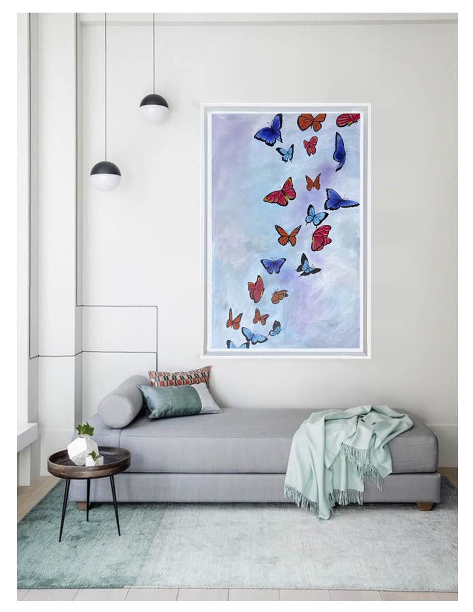 Pintura Butterfly Dream técnica acrílico AnimalArt 4