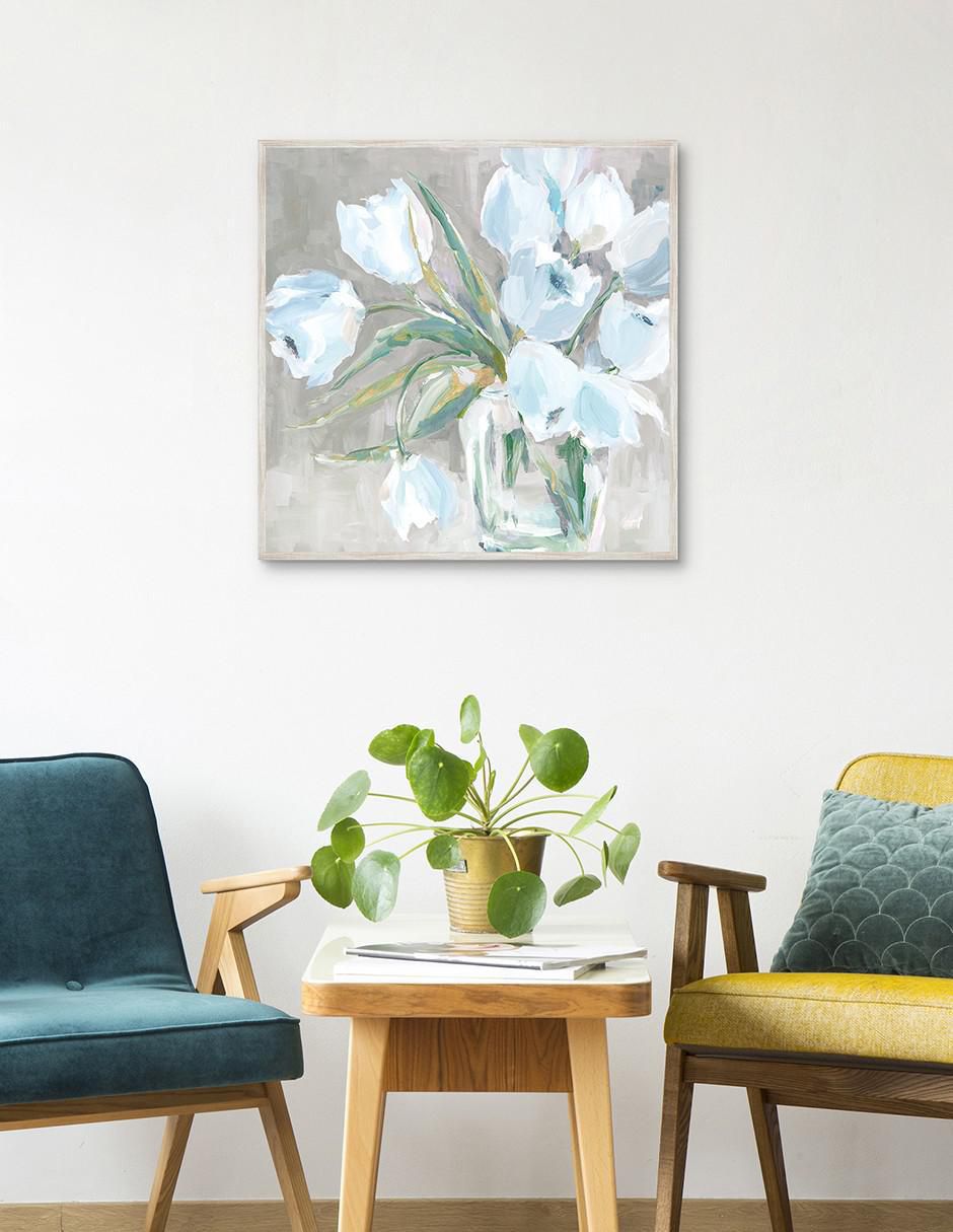 Pintura Encantador fresco técnica mixta Floral 3