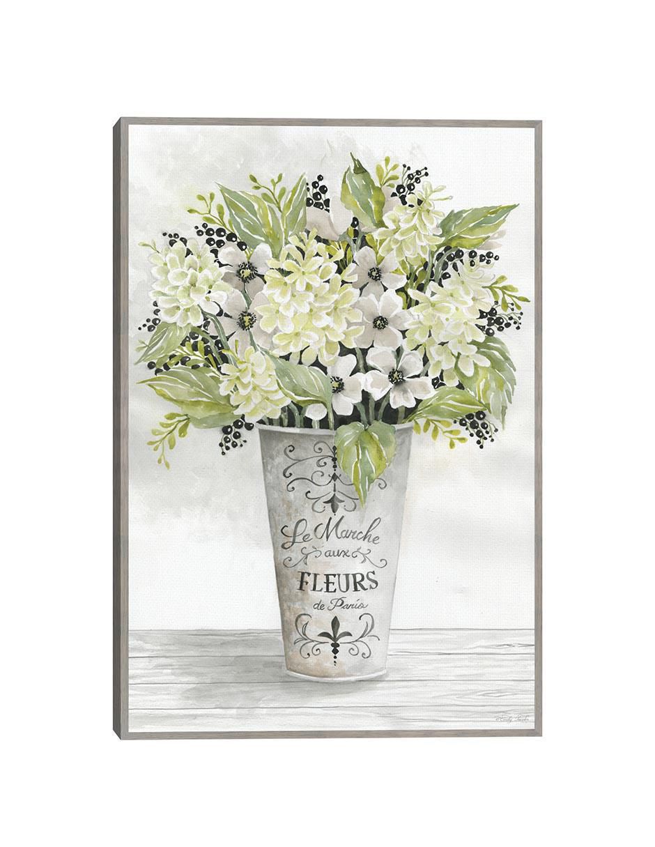 Pintura Francés I técnica mixta Floral Francés I
