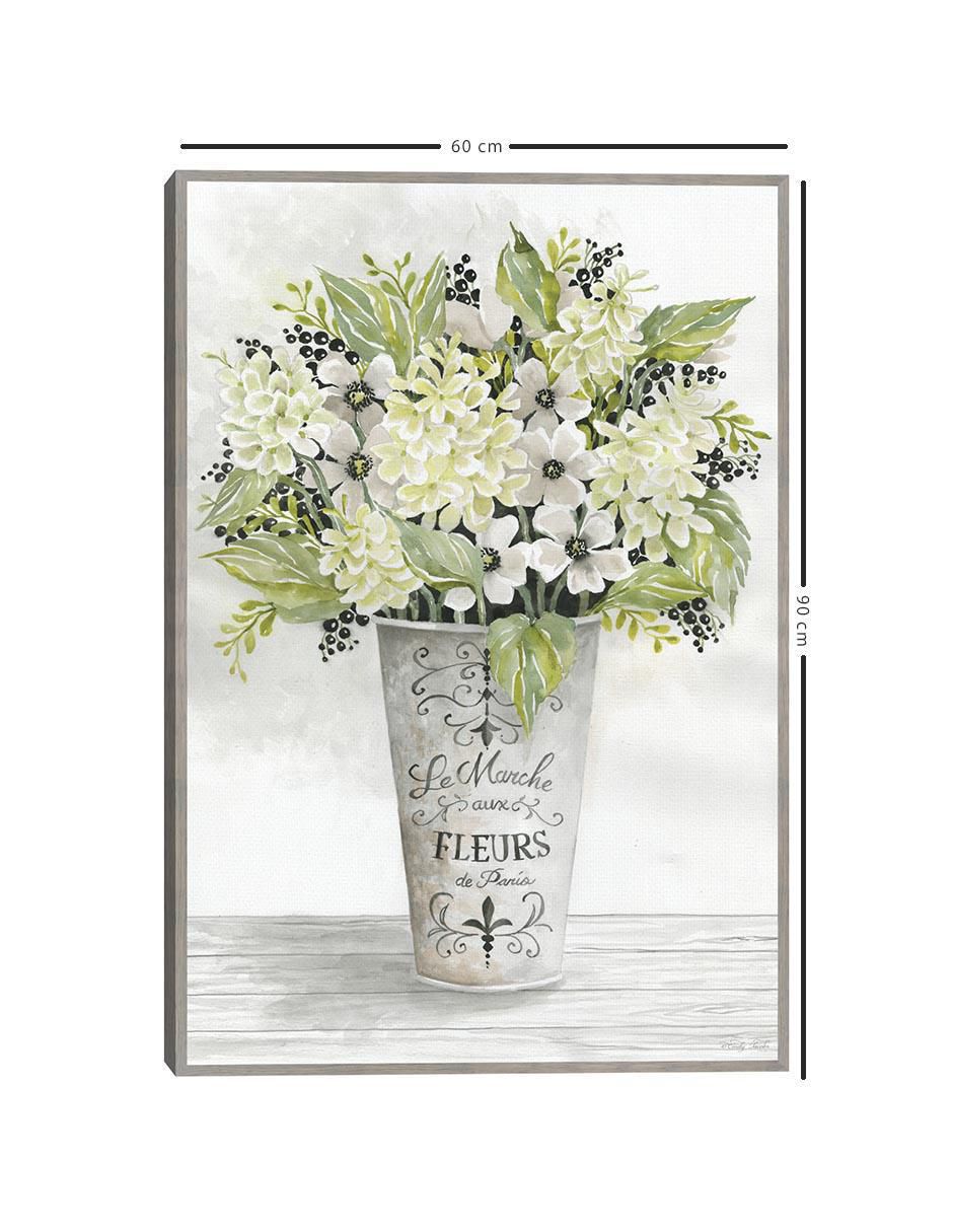 Pintura Francés I técnica mixta Floral Francés I 5