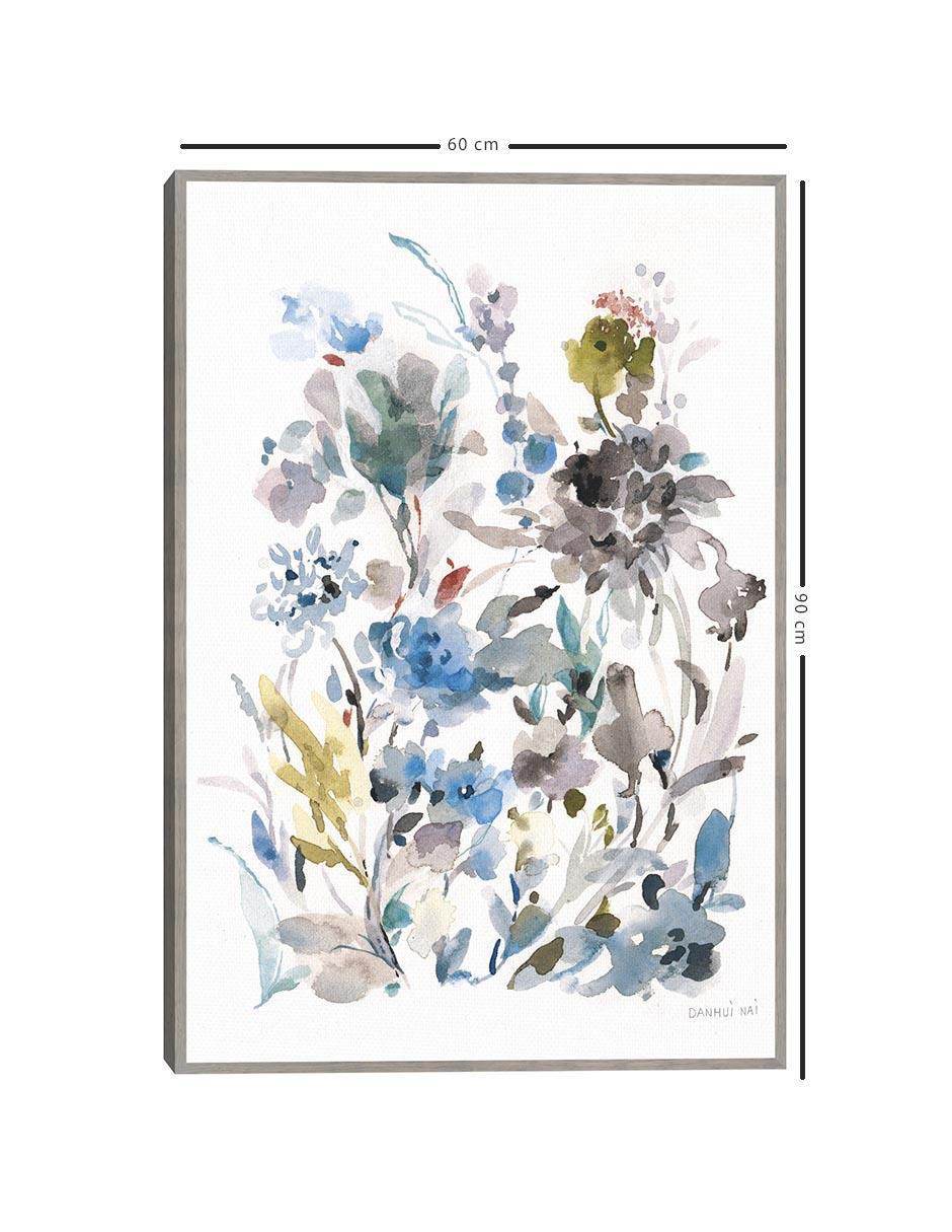 Pintura Breezy Florals II Colorido técnica mixta Floral 5