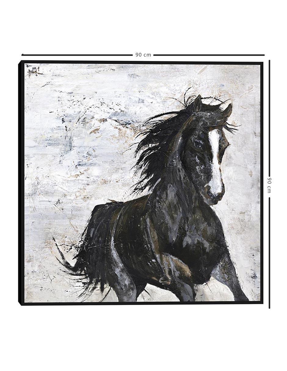 Pintura Caballo salvaje I técnica mixta Animales 5
