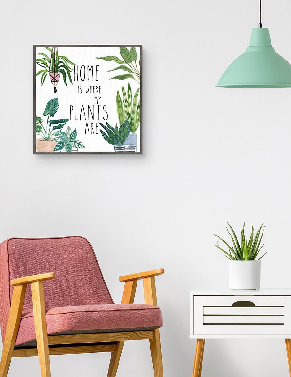 Pintura Casa de las plantas II técnica mixta Floral 2