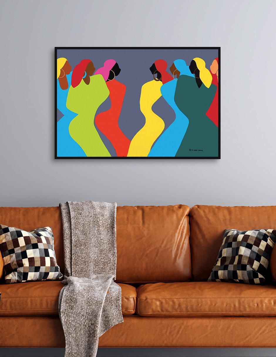 Pintura Tchokola técnica mixta 2