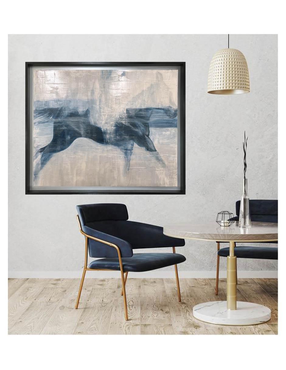Pintura Impetuoso técnica mixta AnimalArt 2