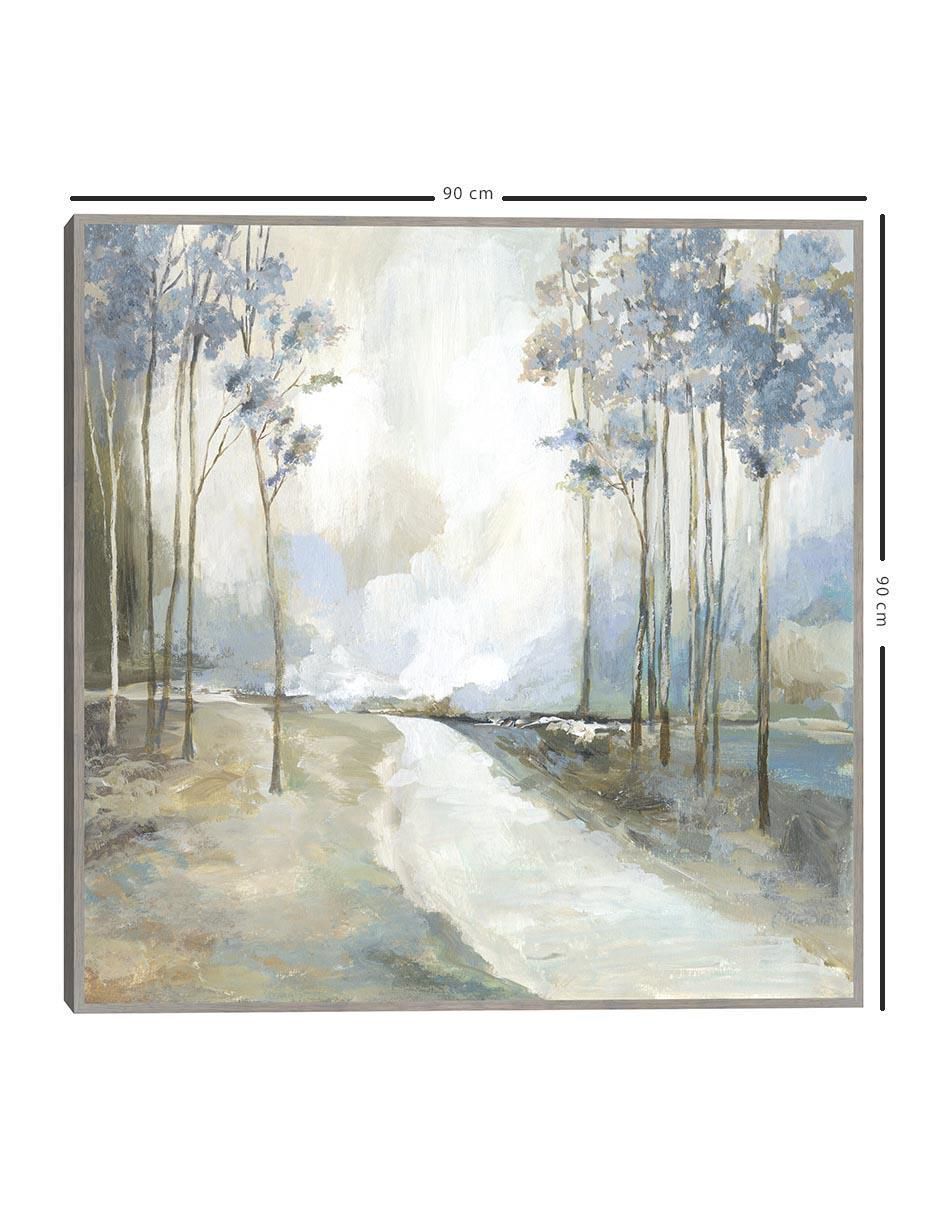 Pintura Ruta Azul Inicio técnica mixta 5