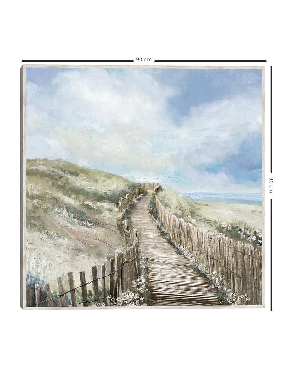 Pintura Paseo marítimo técnica mixta 5