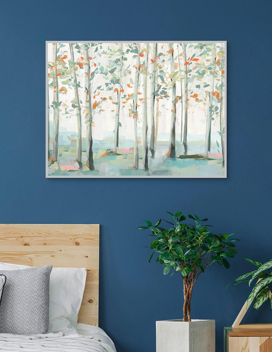 Pintura Bosque Esmeralda III técnica mixta 4