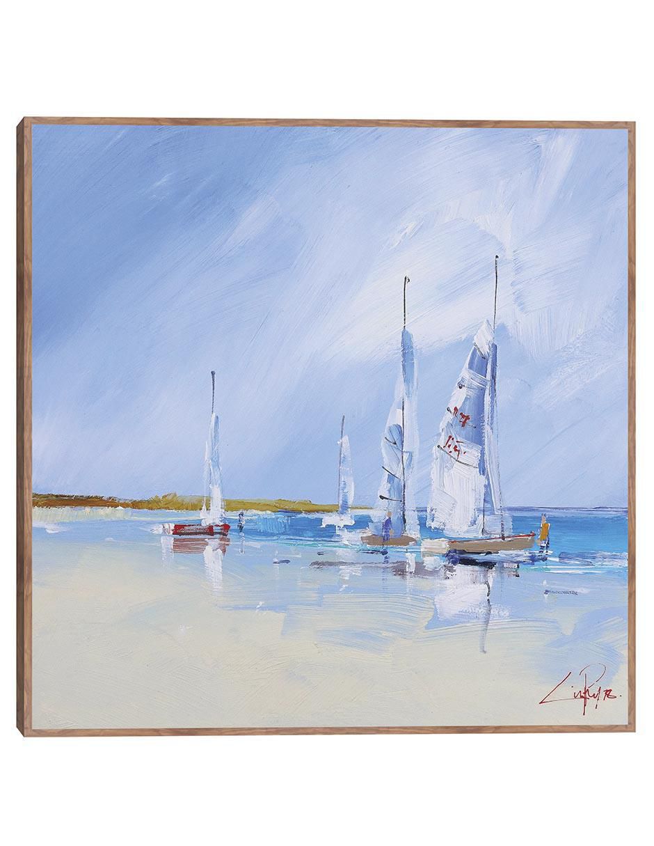 Pintura Velas Aspendale técnica mixta