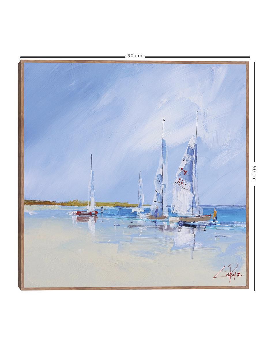 Pintura Velas Aspendale técnica mixta 5