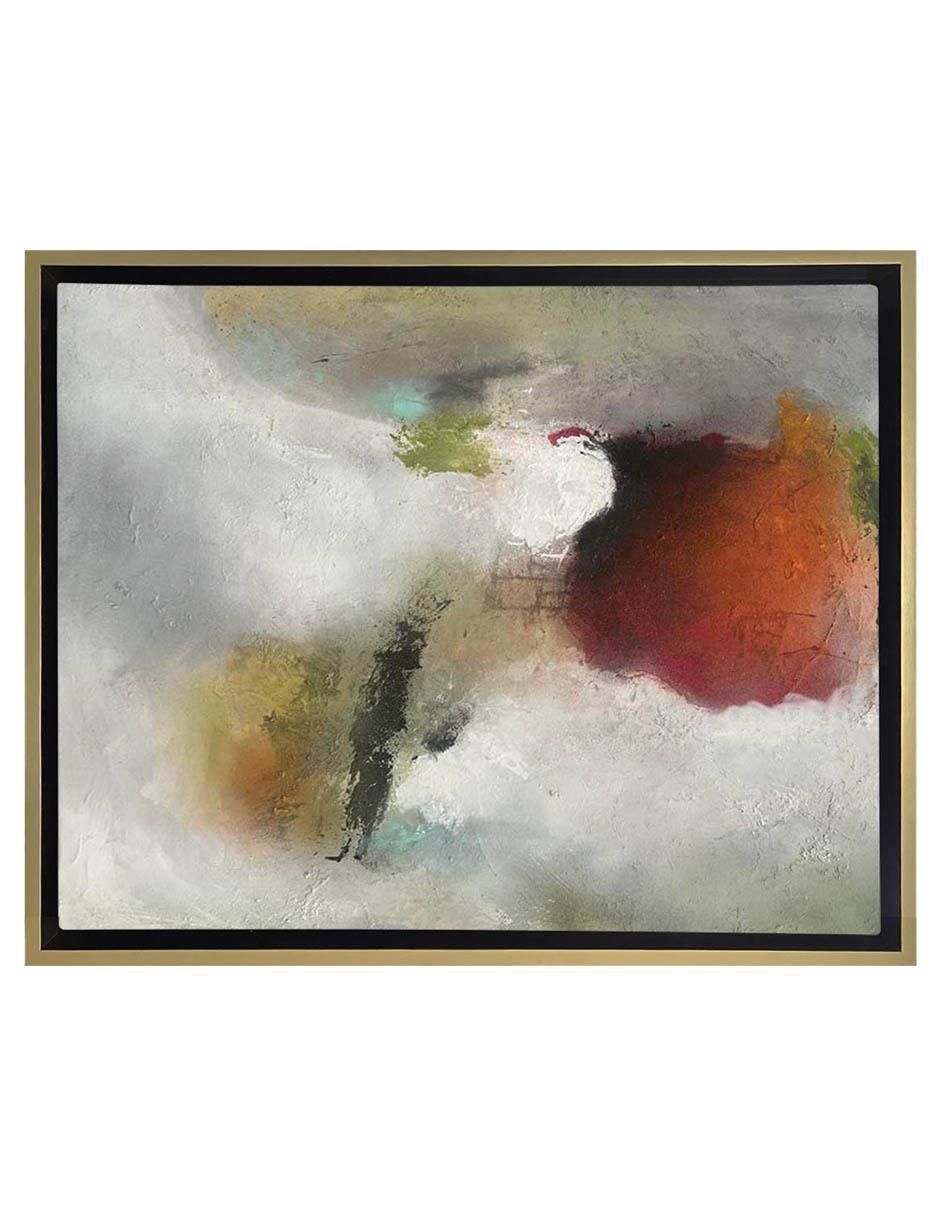 Pintura Un rayo de sol técnica acrílico Abstractos