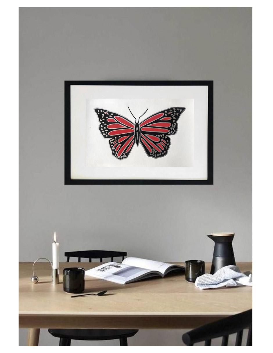 Pintura Butterfly III técnica acrílico AnimalArt 3