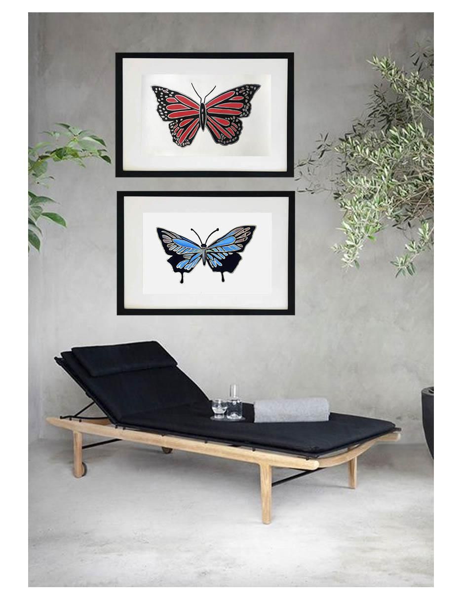 Pintura Butterfly III técnica acrílico AnimalArt 4