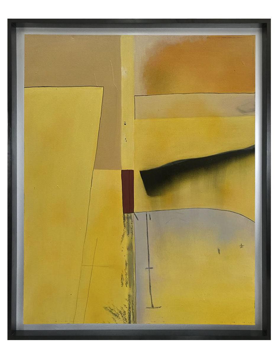 Pintura Yellow técnica acrílico Abstractos 1