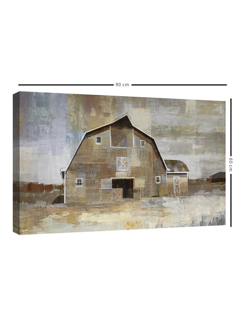 Pintura Cosecha II técnica mixta Paisaje 4