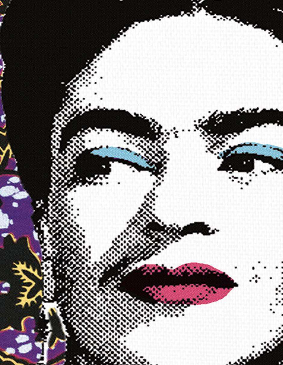 Pintura Frida mi propia musa técnica mixta Moderno 3