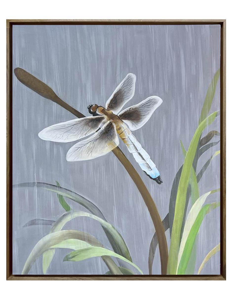 Pintura Libélula 2.1 técnica acrílico AnimalArt