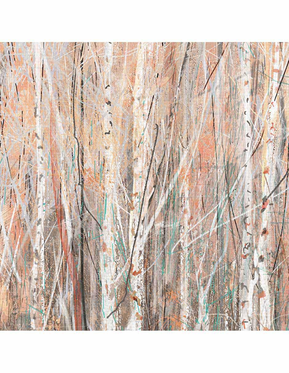 Pintura Arboles de coral II técnica mixta 4