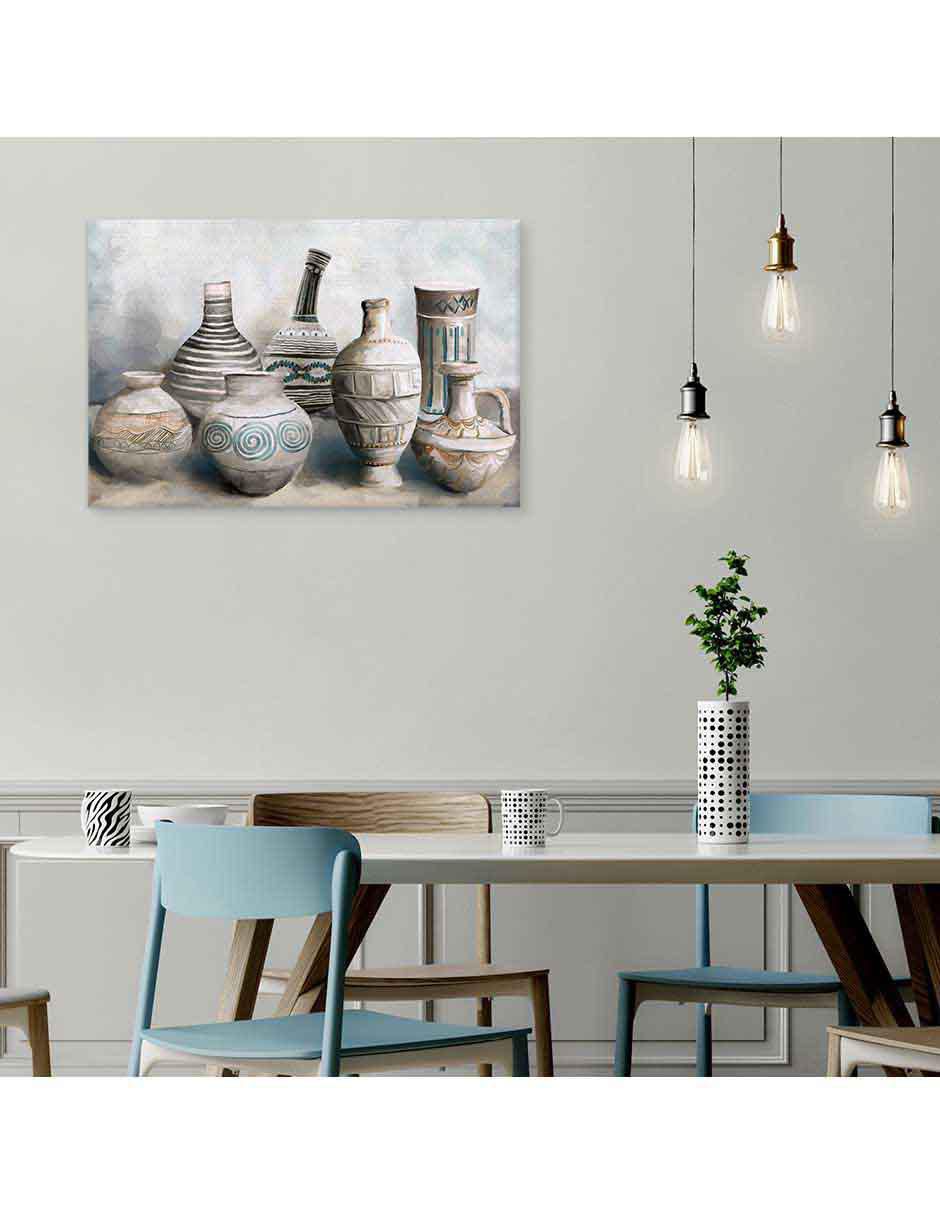 Pintura Bodegón artesanal técnica mixta 3
