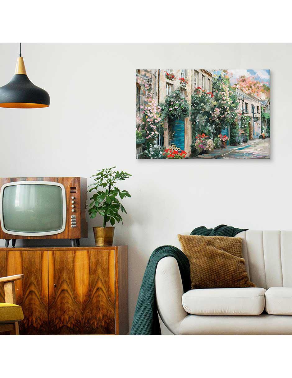 Pintura Alrededor de la curva técnica mixta 3