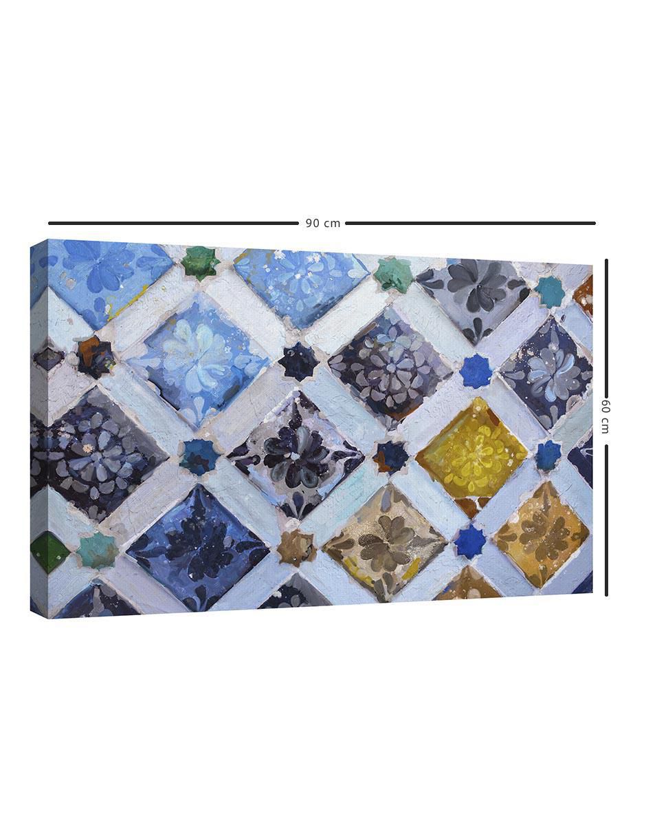 Pintura Azulejos españoles técnica mixta 5
