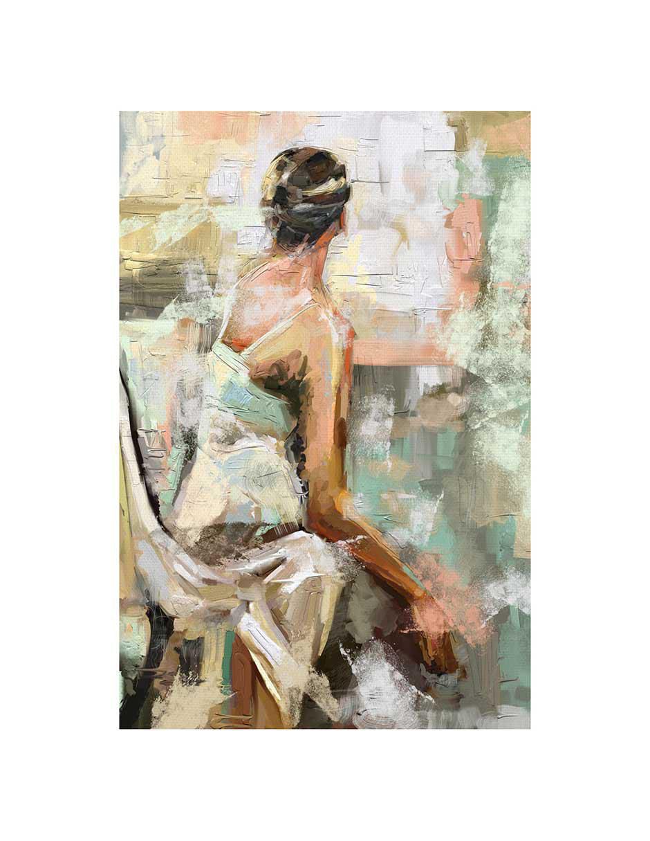 Pintura Intuicion I técnica mixta 2